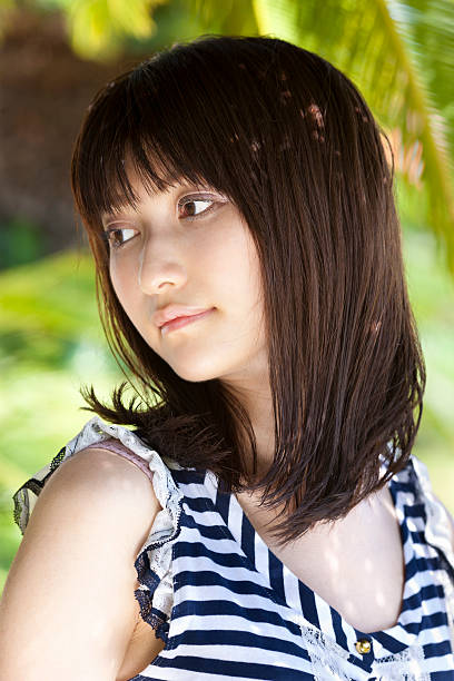 istock Japanese woman looking away 146926853
