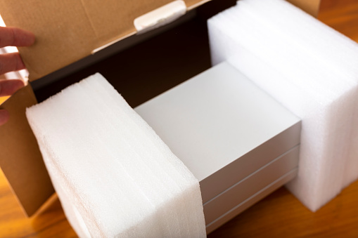 Soft foam packing box