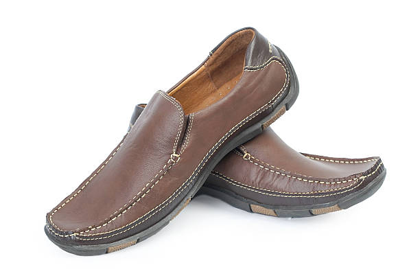 istock Pair of brown leather boot 146927243