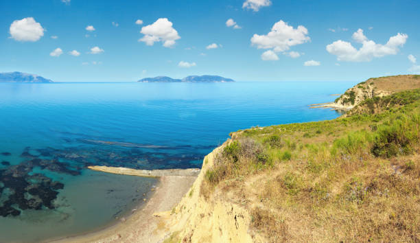 istock Morning summer sea coast, Albania. 1469280531