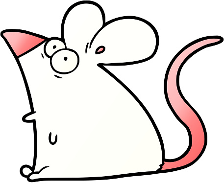 Vector gratis de rata ratón de dibujos animados de animales vector gratis