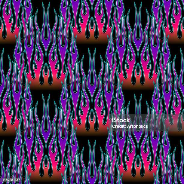 Seamless Pattern Vector Fire Flame Image Fire Flames Repeating Tile ...