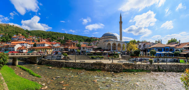 istock Prizren old town panoramic view in Kosovo 1469302041