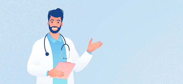 Healthcare and medicine concept vector illustration. for template, horizontal poster, background banner and social media.