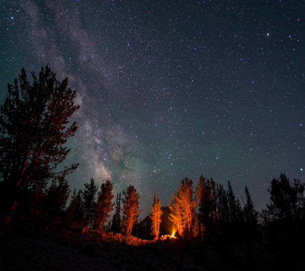 white cloud loop, idaho - sawtooth national recreation area zdjęcia i obrazy z banku zdjęć