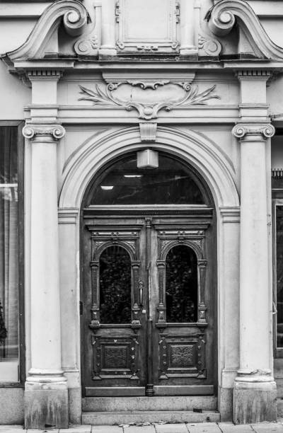istock View of historical building in black and white 1469322136