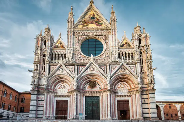 Photo of Siena Cathedral Italy Duomo Front View