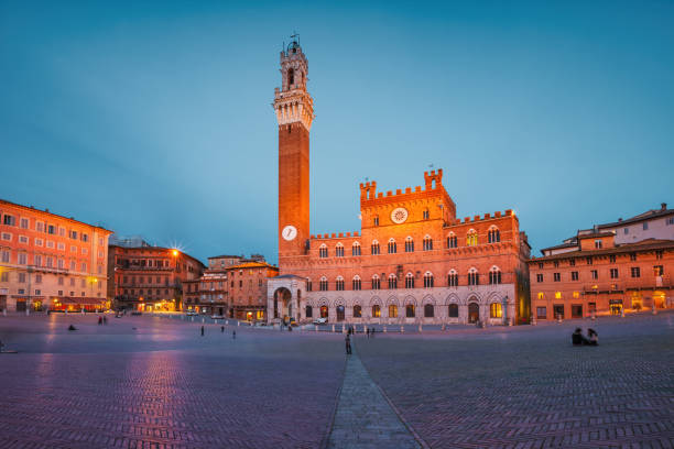 istock Downtown Siena Italy Night 1469331870