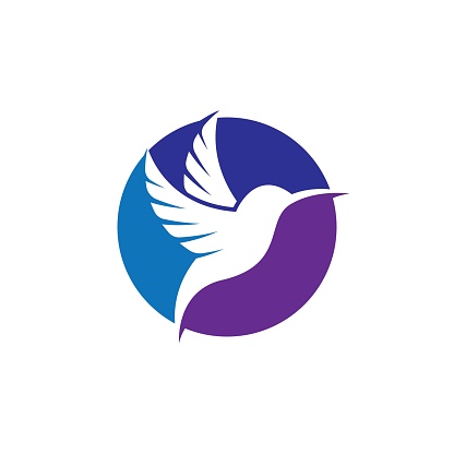 Colibri bird logo images illustration design