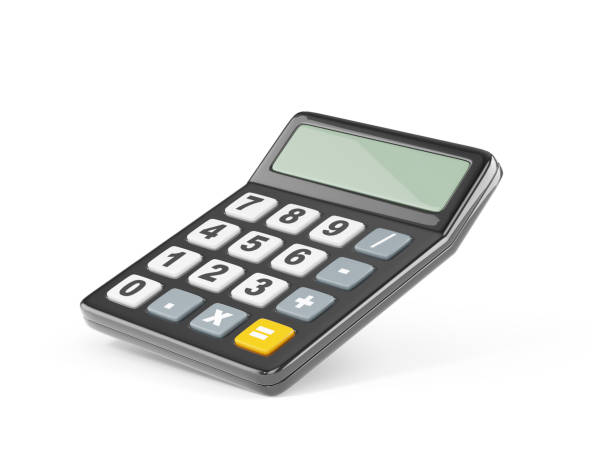 istock Calculator on a white background. 3d illustration 1469360206