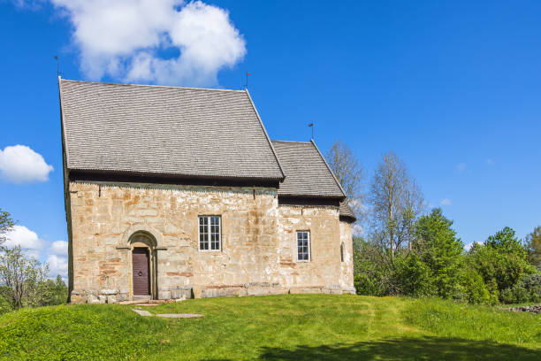 istock Old medieval church from the 12th century 1469392353