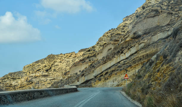 istock Road to the Santorini countryside 1469412730