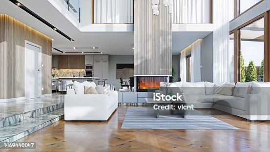 istock Modern living interior. 1469440047