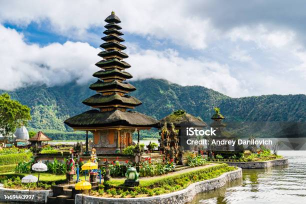 Pura Tunjung Beji Ulun Danu Beratan Water Temple Bali Stock Photo - Download Image Now