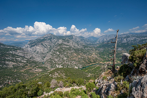 The valley where the Manavgat river is born