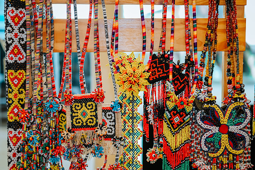 Typical indigenous handcraft in Peru. They are the Inca traditional ornaments.http://bem.2be.pl/IS/bolivia_380.jpg