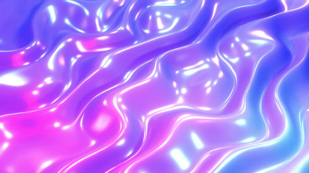 istock Purple blue plastic shiny background, latex glossy texture pattern 1469458382