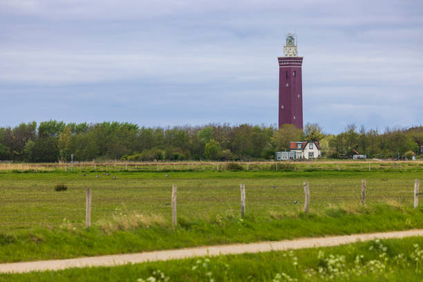 istock Westhoofd lighthouse (Vuurtoren Westhoofd) near Ouddorp, The Netherlands 1469458737