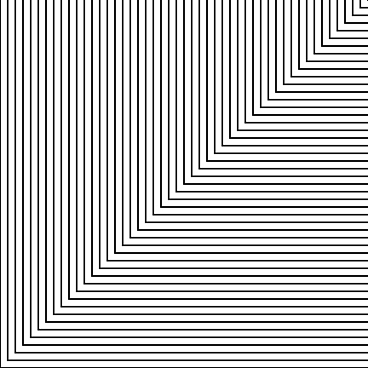 Black Right Angle Lines Fabric Pattern On White Background Vector Stock ...