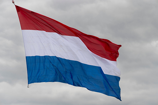 Dutch flag hoisted on a national holiday