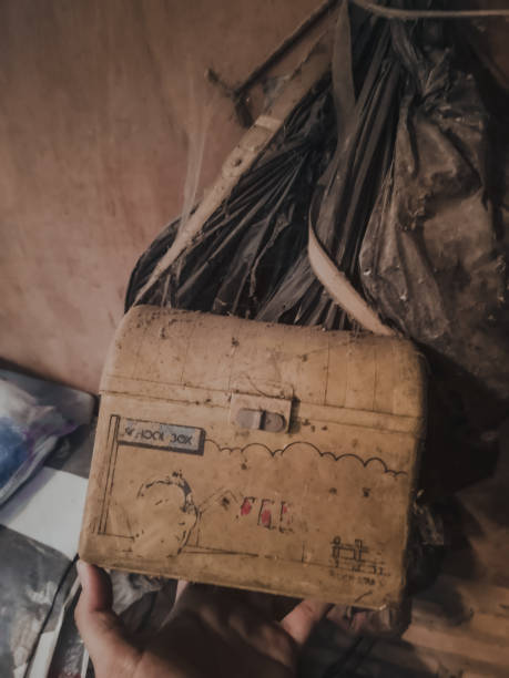 I used this rice box as a place to carry food when I attended kindergarten.  I found it back in my parent's shed.