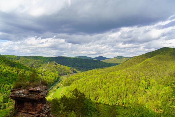 istock Famous Rocks in Dahn Rockland, Germany in Summer 1469470727