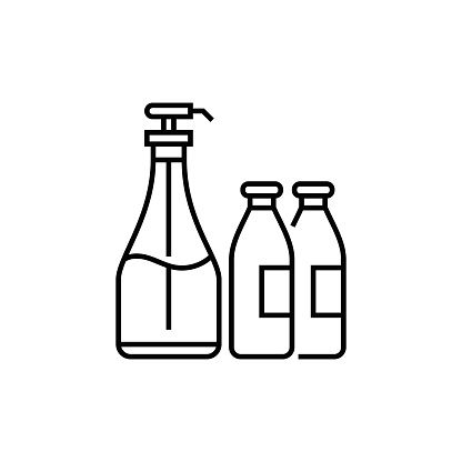 istock Milk Product Line Icon 1469475501