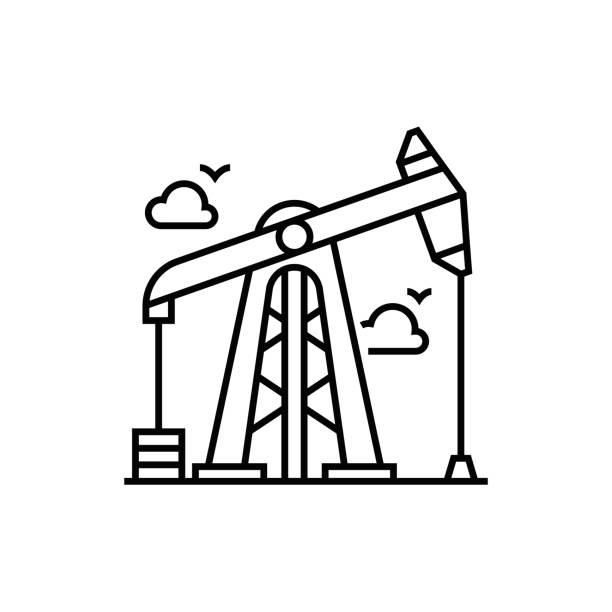 Oil Mining Coloring Pages