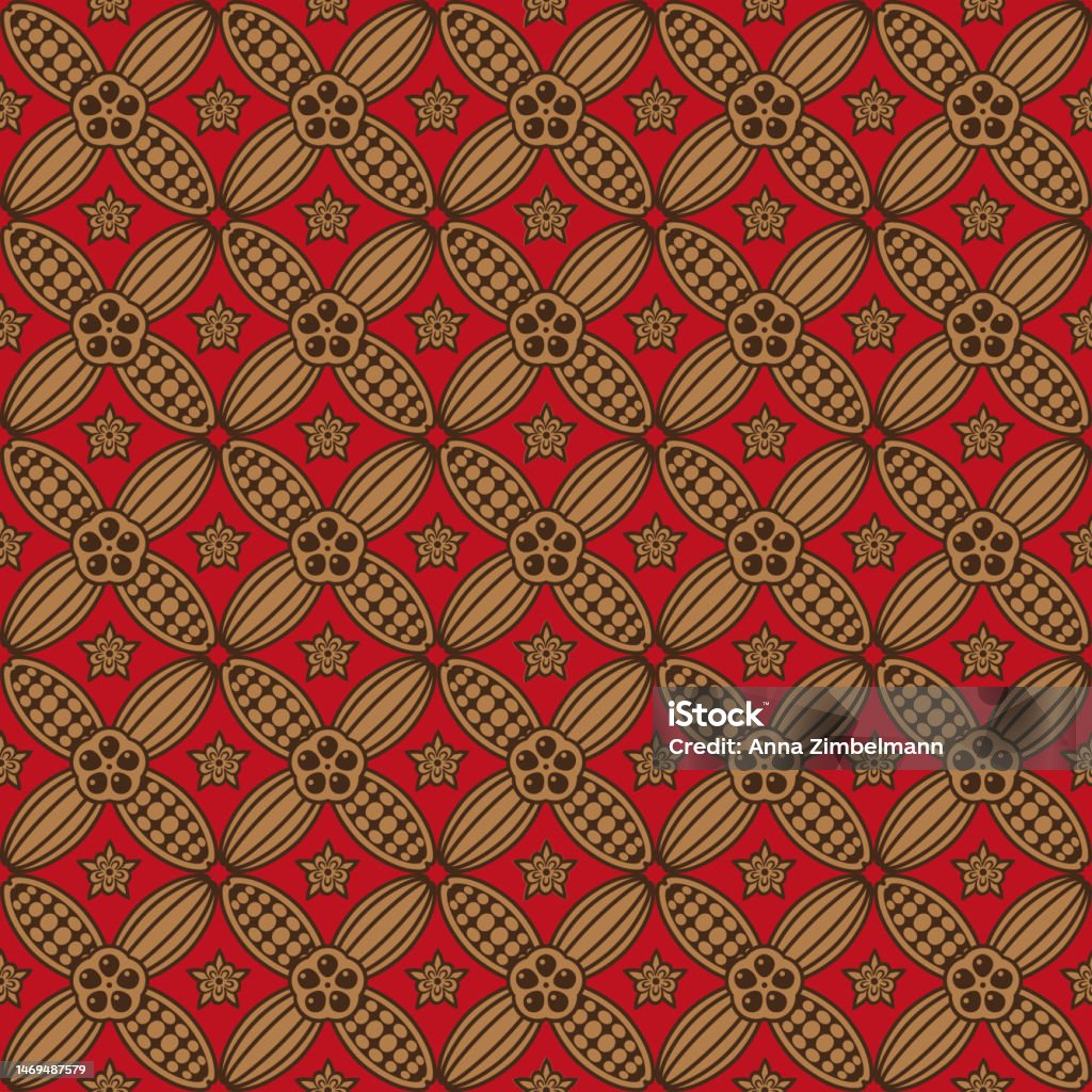 Cacao Pattern Cacao Beans Seamless Pattern Stock Illustration - Download Image Now ...