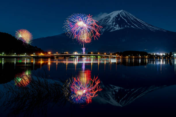 istock Japan,Snow, Mt.Fuji, Winter, Lake 1469493494