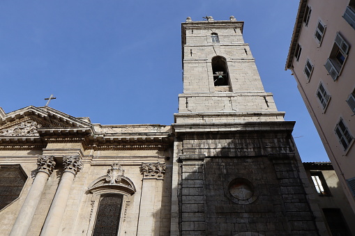 Notre Dame de la Seds cathedral, Baroque and Romanesque styles, city of Toulon, Var department, France