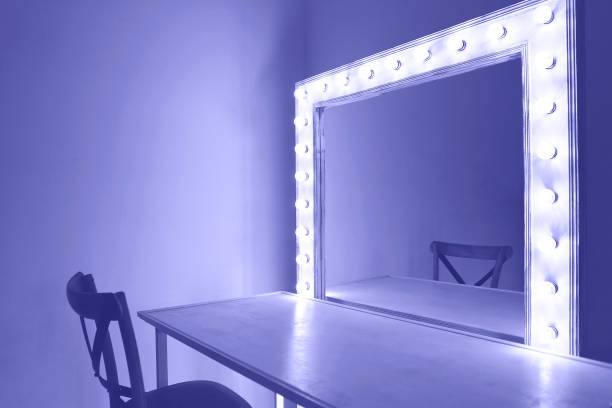 istock Mirror with bulbs for make up in the make up room 1469496806