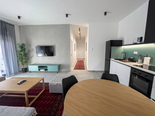 istock Modern living room, in the apartment 1469498078