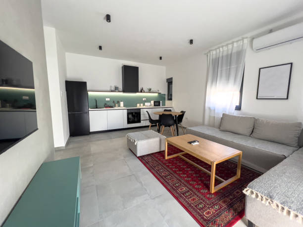 istock Modern living room, in the apartment 1469498086