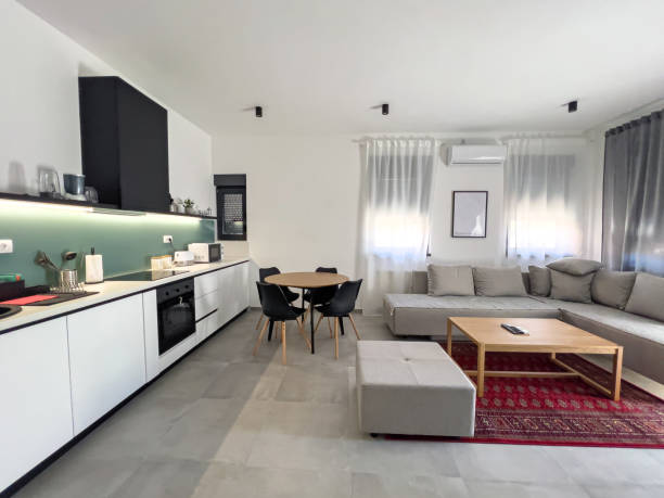 istock Modern living room, in the apartment 1469498092