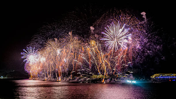 istock Fireworks - Rio de Janeiro - Brazil 1469499344