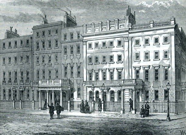 istock Claridges Hotel London in 19th century 1469503028