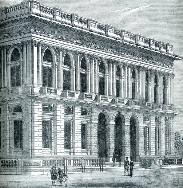 istock Pall Mall Army and Navy 19th century London 1469504435