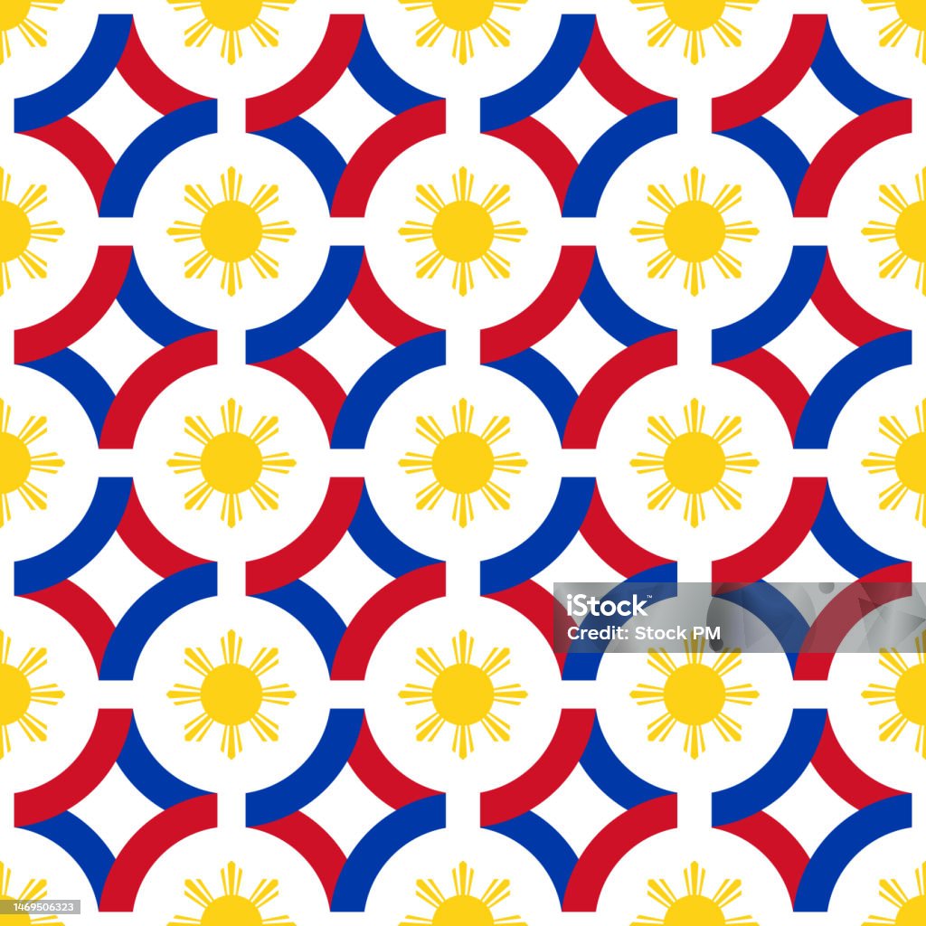 Philpat Pattern Philippines Pattern Design Vector Illustration Stock Illustration ...