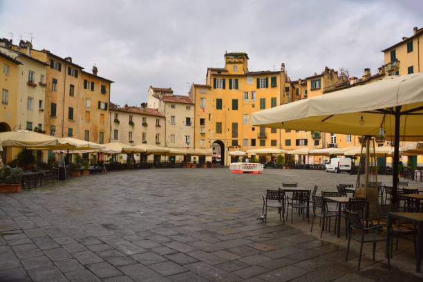 istock Lucca, Tuscany, Italy. Piazza dell'Anfiteatro. 1469508262