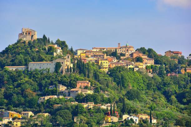 istock Verucchio, Rimini, Emilia-Romagna, Italy. View from Via Marecchiese. 1469508457