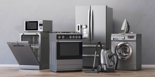 istock Home appliances. Household kitchen technics in appartments. 1469519318