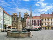 Square in Mikulov, Czech perublic