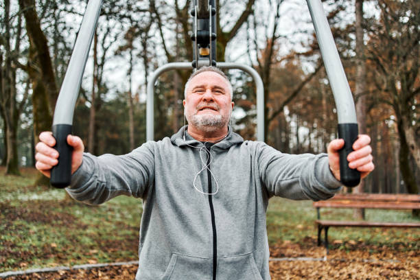 istock Determined middle aged athlete pushing through the pain 1469521030