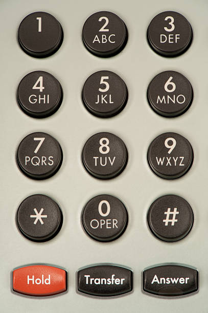 Phone Keypad Buttons stock photo