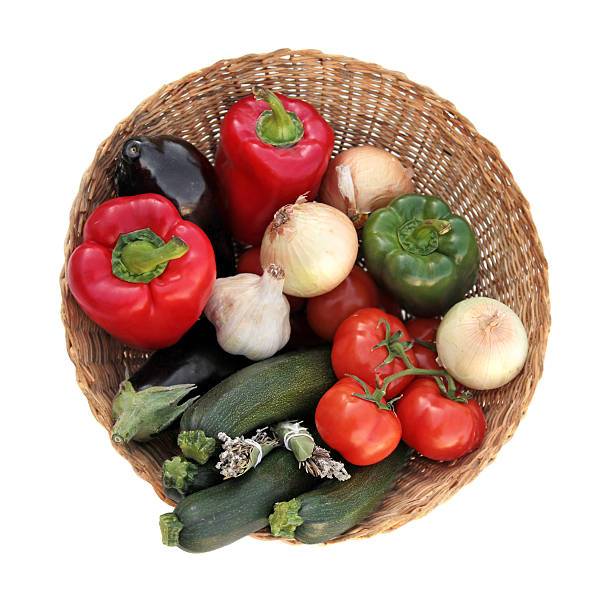 légumes méditerranéens - italian eggplant photos et images de collection