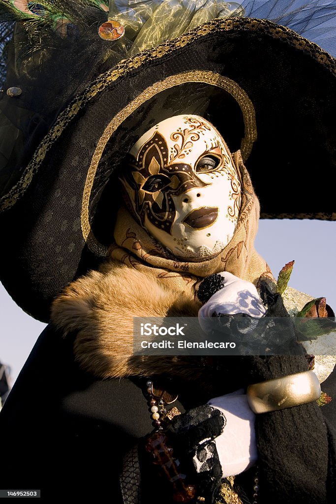 Carnaval de Veneza - Foto de stock de Camuflagem royalty-free