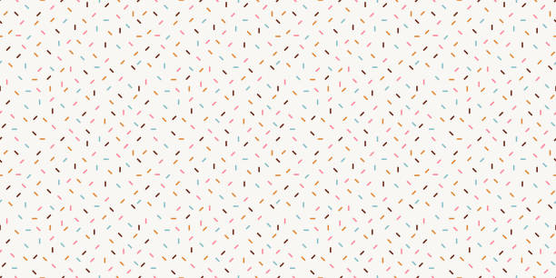 kuvapankkikuvitukset aiheesta ripottele vektorin saumatonta kuviotaustaa - leivonnaistaikina