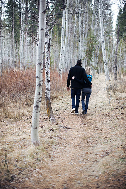 istock Couple Walking Through Forest Natural Light 146952538