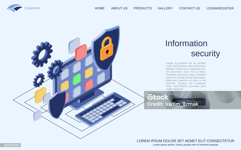 Information Security Vector Concept Stock Illustration - Download Image ...